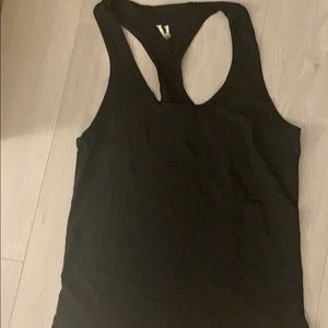 Vuori Black Racer Back Tank
